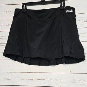 Fila Sport Black Pleated Tennis Skort M/L
